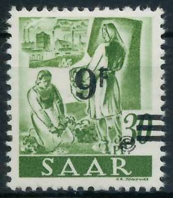Saarland 1947 Nr 234ZII postfrisch X783ED2