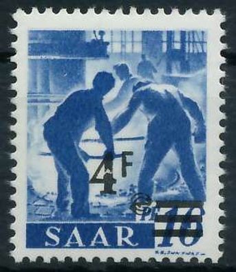 Saarland 1947 Nr 231ZII postfrisch X783EB6