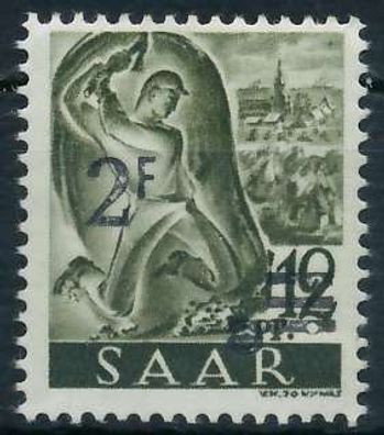 Saarland 1947 Nr 229ZII postfrisch X783EAA