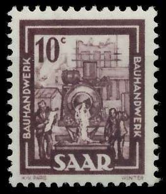 Saarland 1949 Nr 272 postfrisch S3FD07A