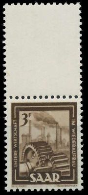 Saarland 1949 Nr 275Lo postfrisch SENKR PAAR X783FD2