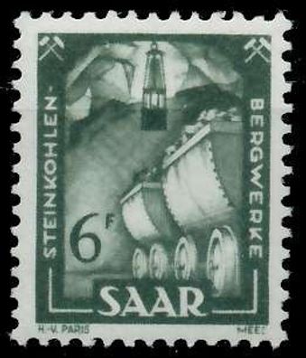 Saarland 1949 Nr 277 postfrisch X783FD6