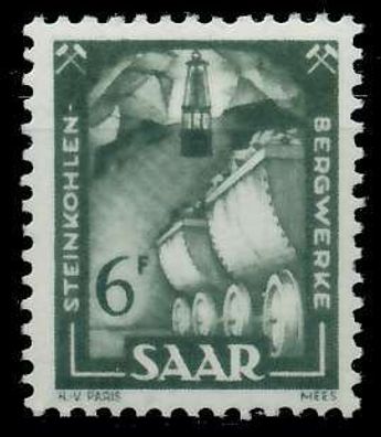 Saarland 1949 Nr 277 postfrisch X78400E