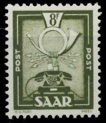 Saarland 1949 Nr 278 postfrisch S3FD10E
