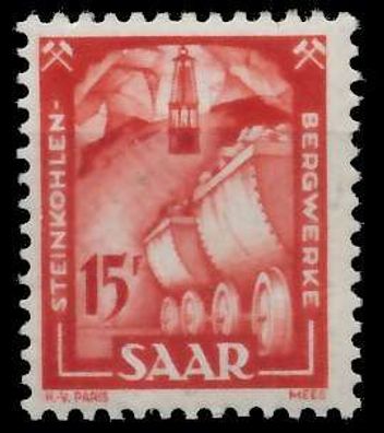 Saarland 1949 Nr 281 postfrisch X784022