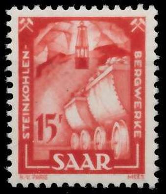 Saarland 1949 Nr 281 postfrisch X78401E