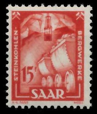 Saarland 1949 Nr 281 postfrisch X78402E