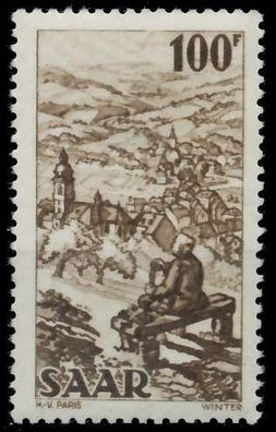 Saarland 1949 Nr 288 postfrisch X784056