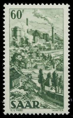 Saarland 1949 Nr 287 postfrisch X78405E