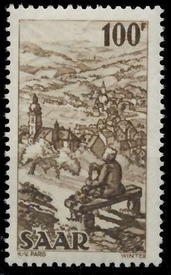 Saarland 1949 Nr 288 postfrisch X784062