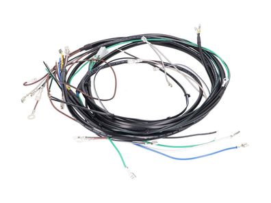 Kabelbaum / Kabelsatz mit Schaltplan für Simson S50, S51, S70