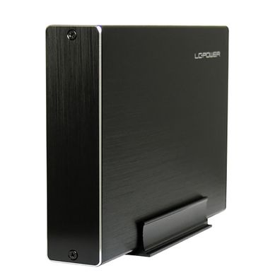 LC-Power LC-35U3-Becrux-C1, externes 3,5Zoll-SATA-Festplattengehäuse, USB-C, Alu