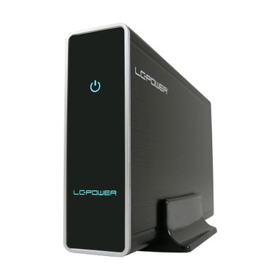 LC-Power LC-35U3, externes 3,5Zoll-SATA-Festplattengehäuse, USB 3.0, Alu, schwar