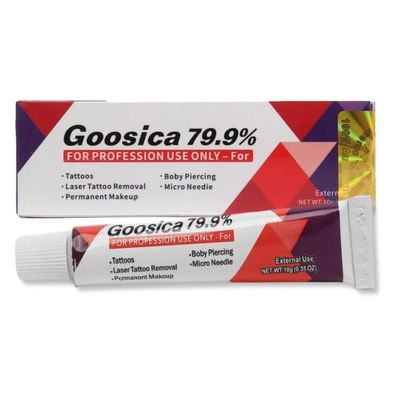 Goosica 79.9 % Tattoo Betäubungscreme Schmerzlinderung Microneedling Körperpiercing