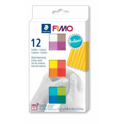 FIMO soft Brilliant Colours 12 Stück