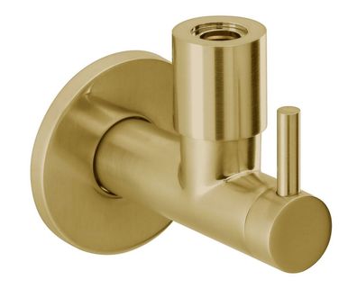 Herzbach DESIGN IX PVD Design-Eckventil Brass