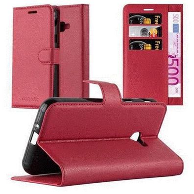 Cadorabo Hülle kompatibel mit Samsung Galaxy XCover 4 / XCover 4s in KARMIN ROT - ...
