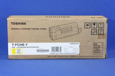 Toshiba T-FC34E-Y Toner Yellow 6A000001525 -A
