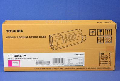 Toshiba T-FC34E-M Toner Magenta 6A000001533 -A
