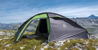 Neu Coleman Zelt Maluti 3 BlackOut grün für Camping Outdoor Survival Bushcraft