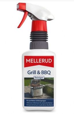 Mellerud Grill & BBQ Reiniger – Ergiebiges Spray zur Reinigung von Eingebranntem, Fet