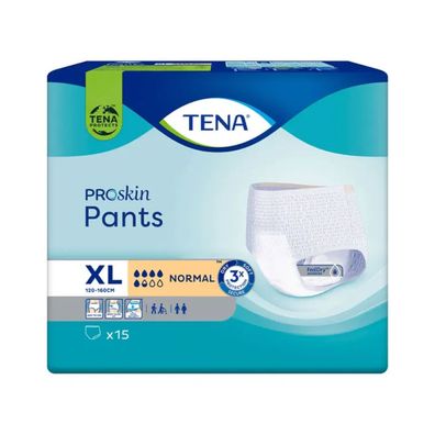 TENA Pants Normal Inkontinenzpants Gr. XL | Packung (15 Stück) (Gr. XL)