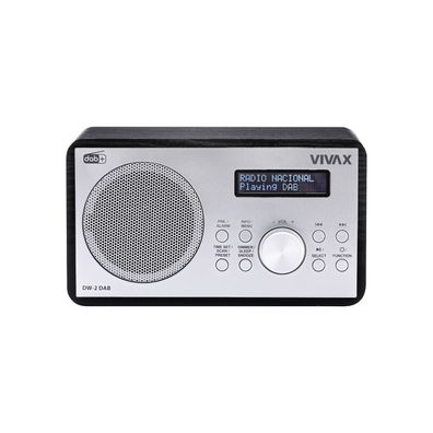 Digitales DAB + / UKW-Radio mit Wecker, Bluetooth-Lautsprecher, Vivax schwarz