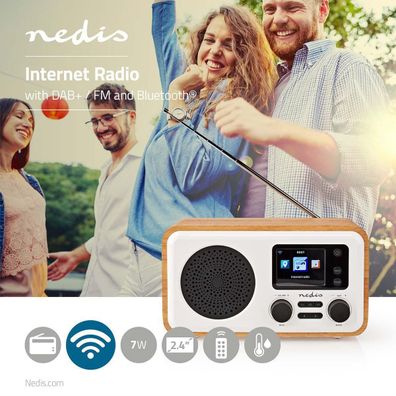 Internetradio DAB+ Radio Internet WLAN Bluetooth Farbbildschirm Digitalradio