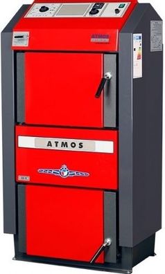 ATMOS Holzvergaserkessel GS32 Türanschlag links 32 kW Serie GS Volllastkessel