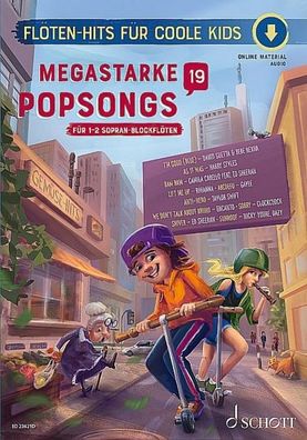 Megastarke Popsongs 1-2 Sopran-Blockfl?ten. Spielbuch.,