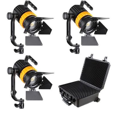 Falcon Eyes Bi-Color Mini LED Spot Fresnel-Lampe Set P-5AD-K3