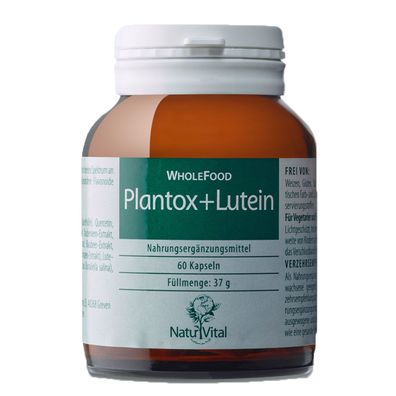 Plantox + Lutein, 60 Kapseln Sonderangebot MHD 31.08.2024