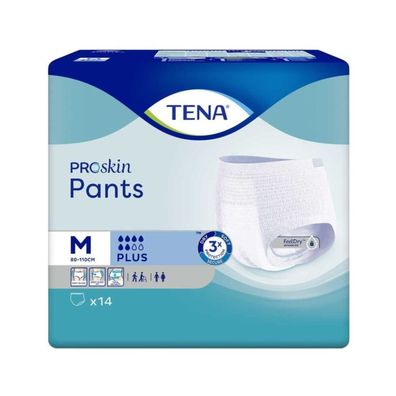 TENA Pants Plus Inkontinentspants Gr. M | Packung (14 Stück) (Gr. M)