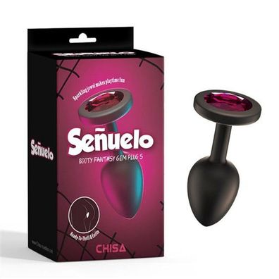 Señuelo Butt Plug mit Edelstein S
