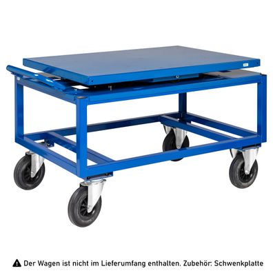 Kongamek Schwenkteller 1338x810x152mm in blau als Zubehoer fuer Palettenwagen