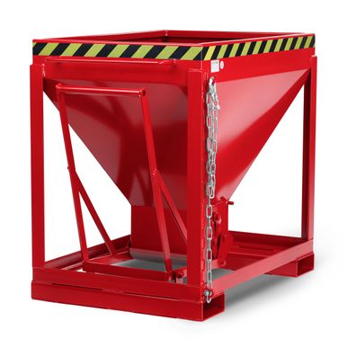 RR Industrietechnik Silowagen Typ RSL 375dm3 stationaer RAL 3000 Feuerrot