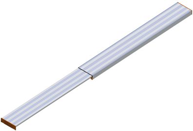 Layher 1351 Alu Telesteg bis 227-400cm Laenge