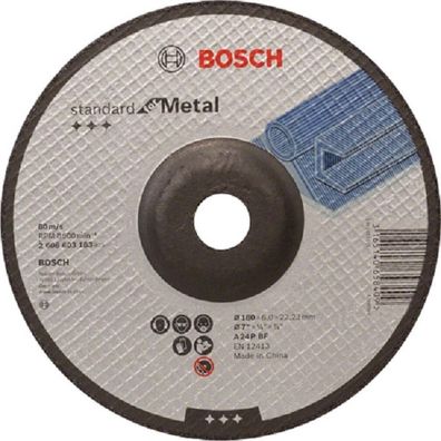 Schruppscheibe Standard for Metal, Ø 230mm (Bohrung 22,23mm, A 24 P BF, gekröpft)