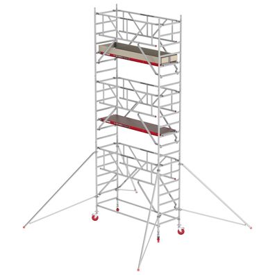 Altrex Fahrgeruest RS Tower 41 PLUS Aluminium mit Safe-QuickÂ® und Holz-Plattform 7,