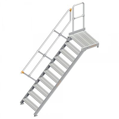 Layher 112 Treppe mit Plattform 45EUR 80cm 10 Stufen