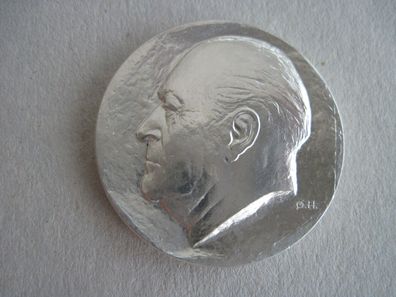 Silbermünze Norwegen 50 Kronen, 1978 75. Geburtstag von König Olav V. 925er Silber