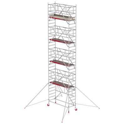 Altrex Fahrgeruest RS Tower 41 PLUS Aluminium mit Safe-QuickÂ® und Holz-Plattform 10