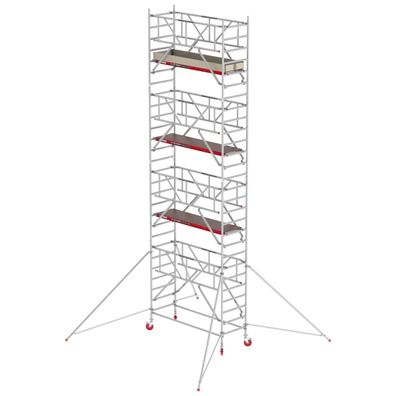 Altrex Fahrgeruest RS Tower 41 PLUS Aluminium mit Safe-QuickÂ® und Holz-Plattform 9,