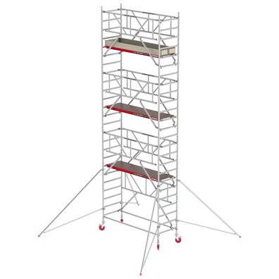 Altrex Fahrgeruest RS Tower 41 PLUS Aluminium mit Safe-QuickÂ® und Holz-Plattform 8,
