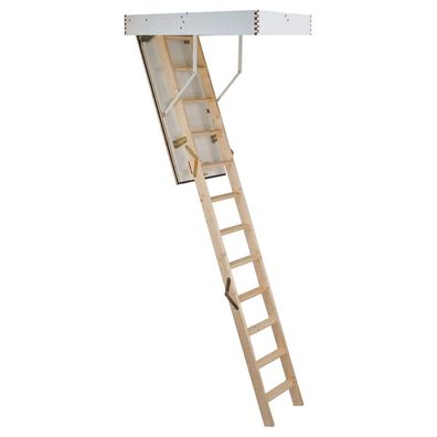 Minka Bodentreppe Tradition aus Fichte mit U-Wert 1,1 W/ m2K 220-280cm Raumhoehe 110x