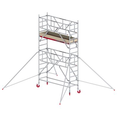 Altrex Fahrgeruest RS Tower 41-S Aluminium mit Safe-Quick und Holz-Plattform 5,20m A