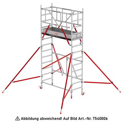 Altrex Klappgeruest RS Tower 54 Aluminium Holz-Plattform 0,75x1,85m ohne Safe-Quick