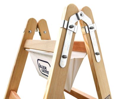 Iller Werkzeugtasche Holz Sprossenstehleitern ohne Stahlbuegel fuer Modell ERGO Plus
