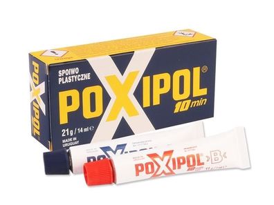 Poxipol - Zweikomponenten-Metallic-Kleber 21g/ 14ml