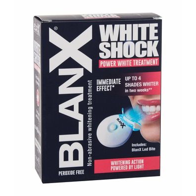 BLANX SET White Shock Power White Treatment Zahnpasta 50ml + LED Bite